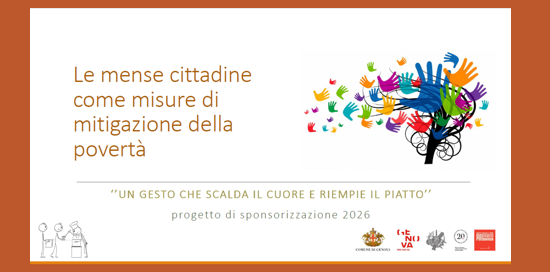 Copertina di Progetto di Sponsorizzazione 2026 - Le mense cittadine come misure di mitigazione della povertà