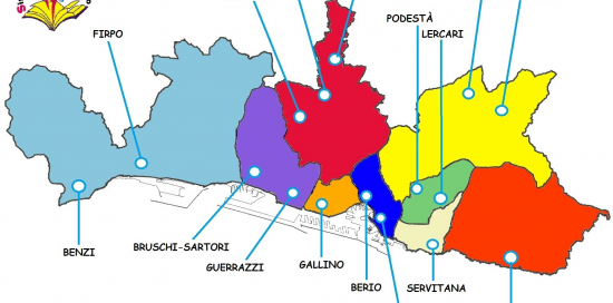 cartina municipi
