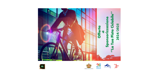 COPERTINA Progetto Ricerca Sponsor La Tua Pista Ciclabile 2024/25