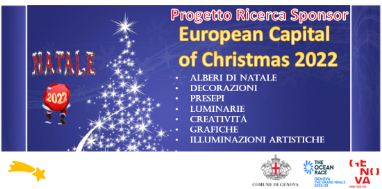 Copertina Progetto Ricerca Sponsor European Capital of Christmas 2022 