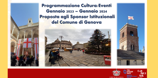 Copertina Pacchetto Sponsor Istituzionali del Comune di genova
