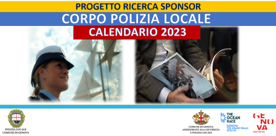 Progetto Sponsorizzazione Calendario Polizia Locale 2023 