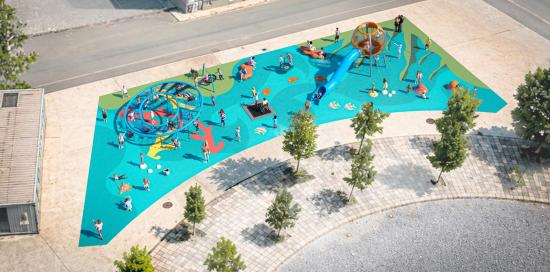 Il render del Parco del Mare Il render del Parco del Mare
