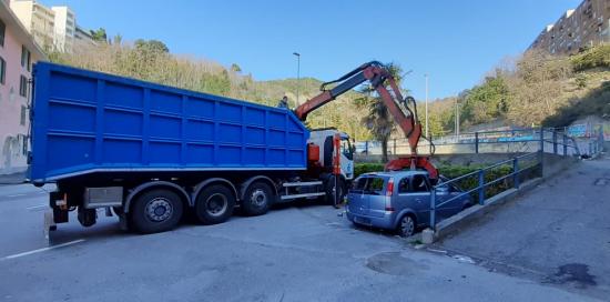 benna in azione