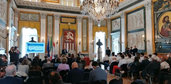 veduta totale della sala