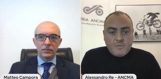 panel con diversi relatori in collegamento video