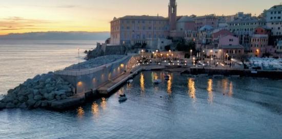 veduta del porticciolo di Nervi