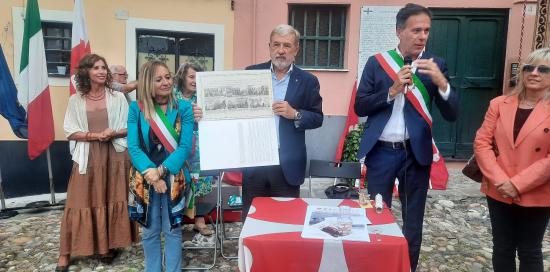 sindaco Bucci con il sindaco di Pisa Michele Conti