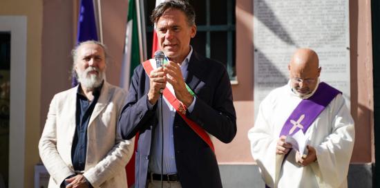 L'intervento del sindaco di Pisa Conti