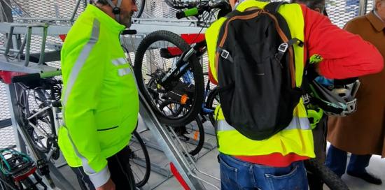  sistemazione di una bicicletta