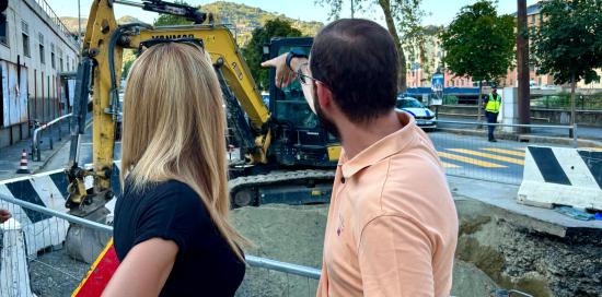 La sindaca Salis e il presidente Passadore sul posto per monitorare la situazione