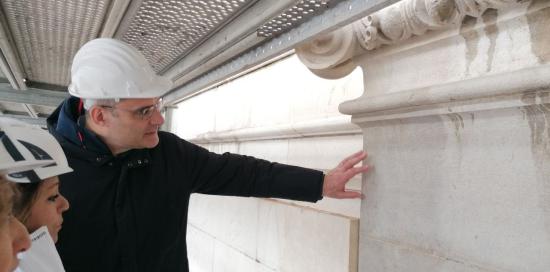 Piciocchi sopralluogo cantiere ponte monumentale