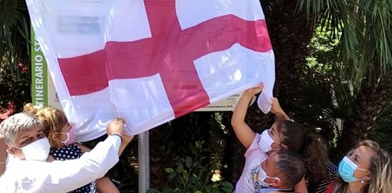 Lo scoprimento della targa