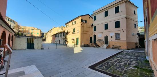 tratto via N.S. Assunta ripavimentato fino all'incrocio con via Murtola