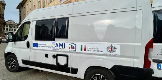 Unità mobile LGNet3 (foto Anci Liguria)