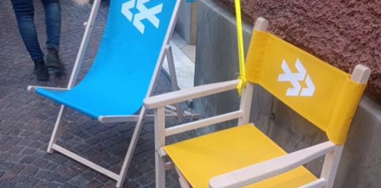 Luoghi per la sosta in via Rolando