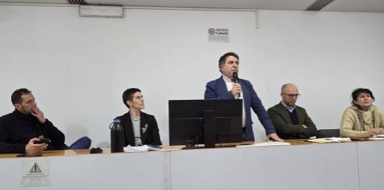 L'intervento dell'assessore Ferrante. A sinistra il presidente Colnaghi