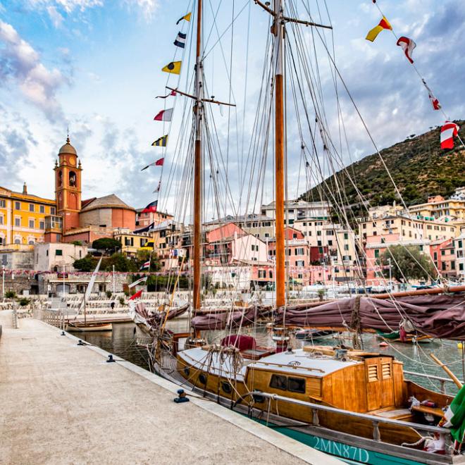 Porticciolo di Nervi, imbarcazioni nel Porticciolo di Nervi