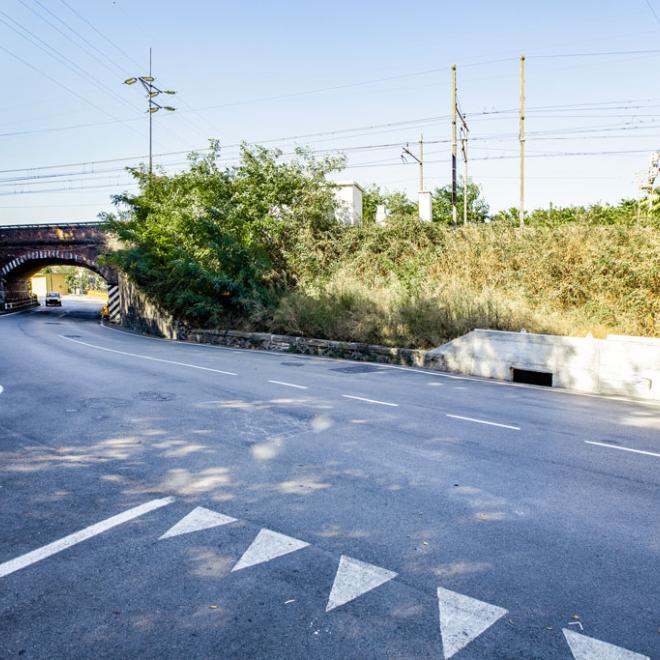 Rio Pozio Serillo, lavori per il completamento della messa in sicurezza idraulica, esterno su strada