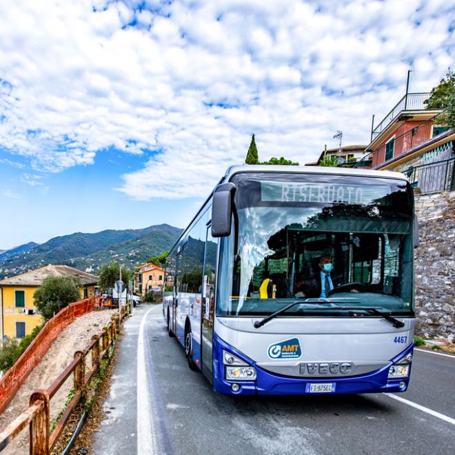 Autobus ATP su strada provinciale 