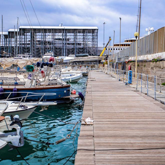 Waterfront di Levante, cantiere lavori 
