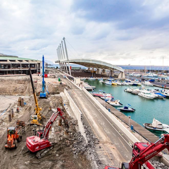 Waterfront di Levante, cantiere lavori 