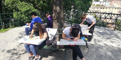 Attività a Villetta Dinegro con studenti su Agenda 2030