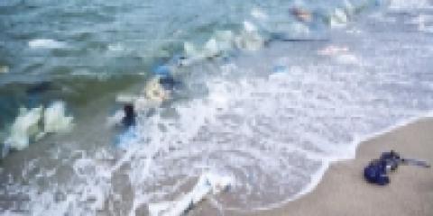 Plastiche in mare