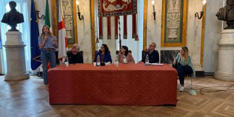 Intervento della sindaca Salis