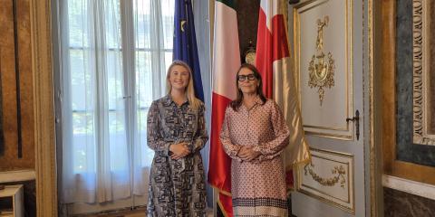 Incontro assessora Beghin e console d'Irlanda Sheehy