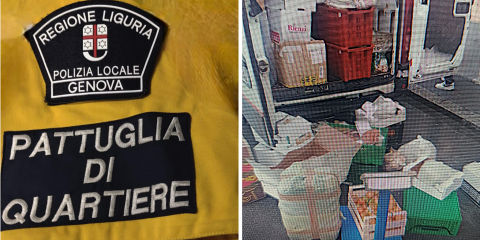 Intervento Polizia Locale a Sestri Ponente