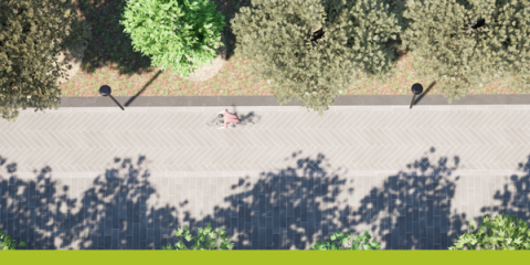 render ciclabile waterfront