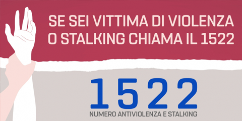 1522 Numero antiviolenza e stalking 