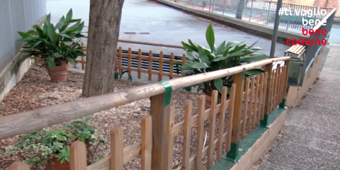 recinzione in legno