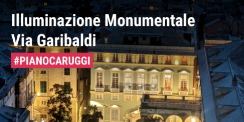 Via Garibaldi illuminata
