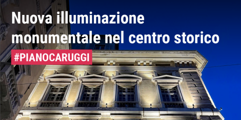 Illuminazione in via del campo