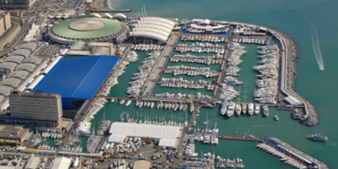 veduta aerea della Foce di Genova