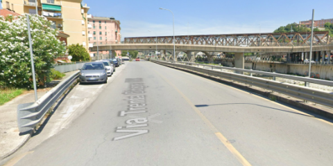 Screen da Google Maps che mostra un tratto di via 30 Giugno 1960