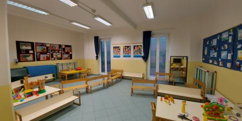 interno aula scuola Peter Pan
