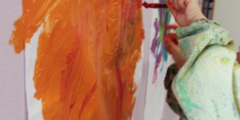 attività di pittura