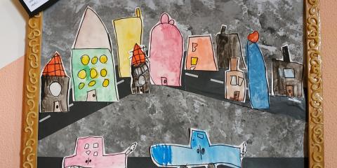 composizione con disegni