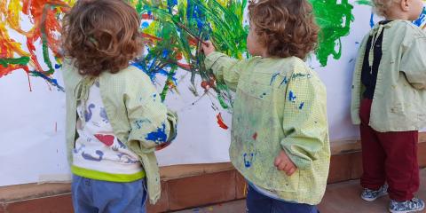 attività di pittura