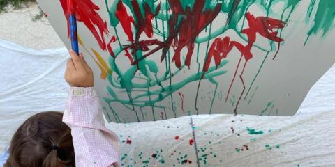 attività di pittura