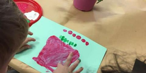 attività di pittura