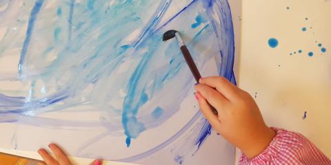 attività di pittura
