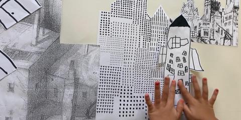 collage della città