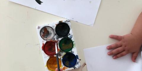 attività di pittura