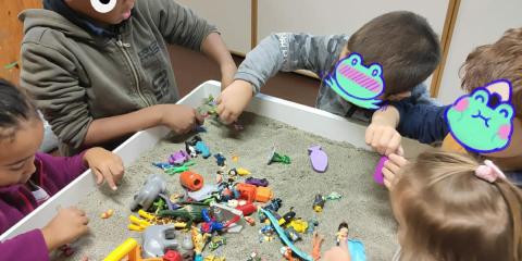  giochi in classe con la sabbia