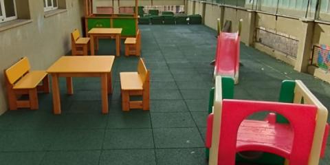 terrazzo con giochi