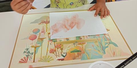 attività di pittura